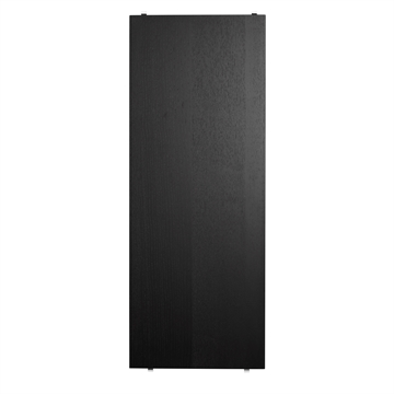 String hylde i sort størrelse 78 x 30 cm